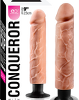 Conqueror - 9" Dildo with Suction Cup - Flesh - K. P.