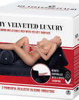 My Velveted Luxury - Premium Inflatable Bed with Velvet Surface - Black - K. P.