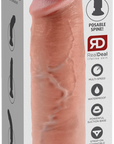 King Cock - 10" Vibrating Cock - Flesh - K. P.