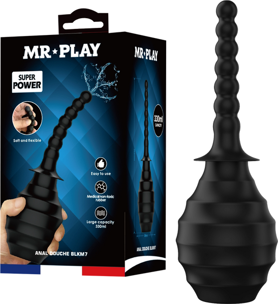 Mr. Play - Anal Douche BLKM7 - Black - K. P.