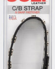 COLT - Leather C/b Strap 8-snap Fastener - Black - K. P.