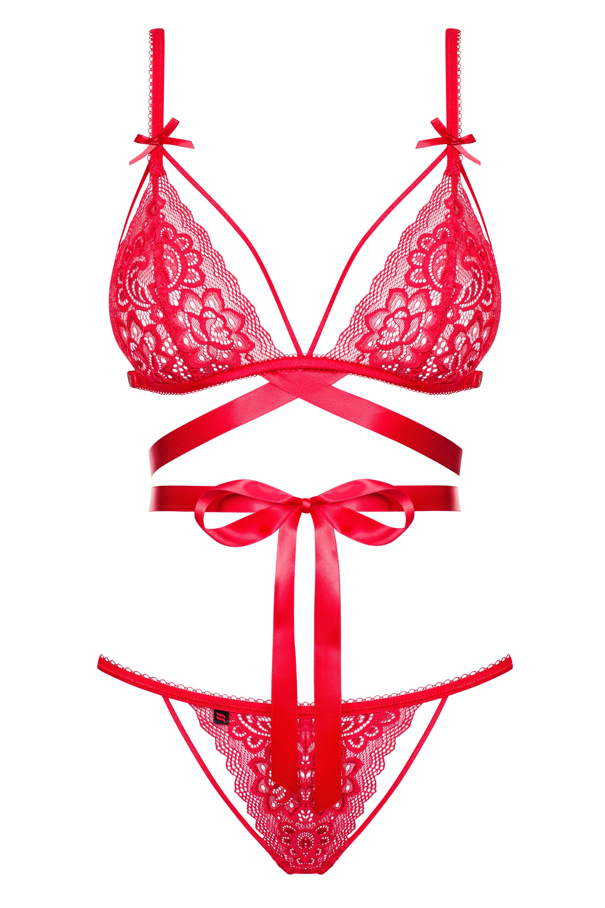 Lovlea Bra & Panty Set - Red - K. P.