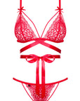 Lovlea Bra & Panty Set - Red - K. P.