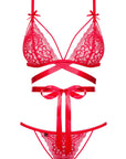 Lovlea Bra & Panty Set - Red - K. P.