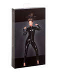 PVC Overall With 3 Way Zipper - Black - K. P.