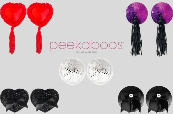 Peekaboos Nipple Pasties - Kinky Playhouse