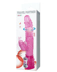 Rotating Rabbit Vibrator - Pink - K. P.