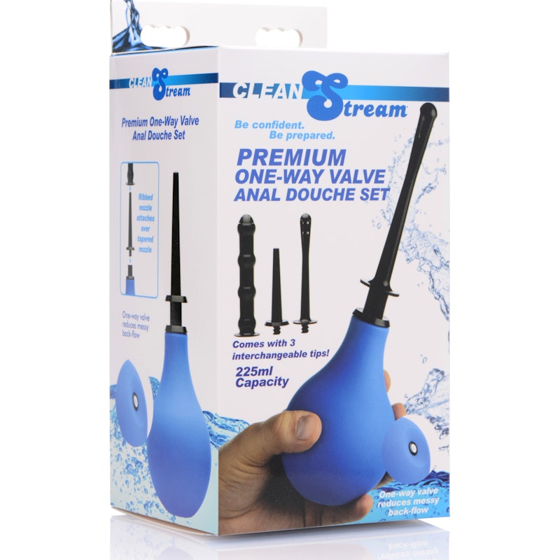 Premium One Way Valve Anal Douche Set - K. P.