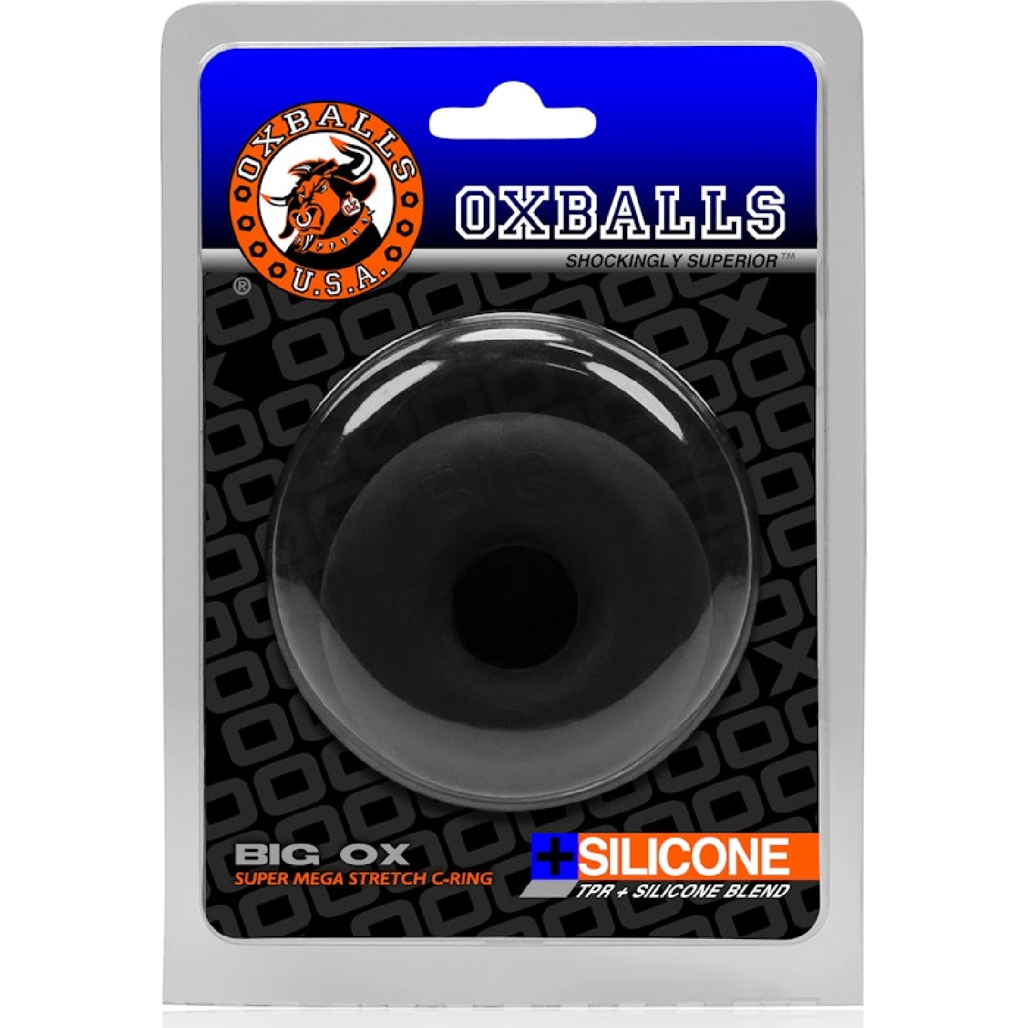 Big Ox Cock Ring - Black Ice - K. P.