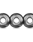 3 Pack Donut Cockrings - Ringer - Steel