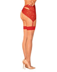 Mesh Stockings - Red - K. P.