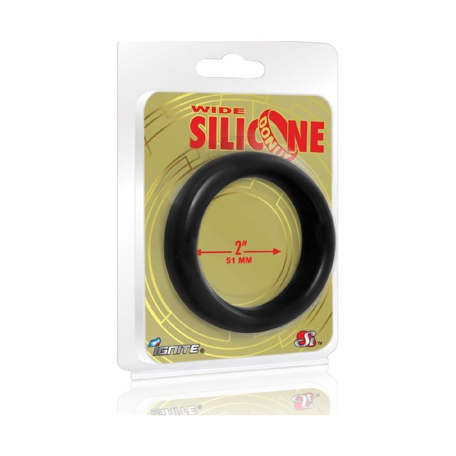 Ignite - Wide Donut Cock Ring 51mm - Black - K. P.