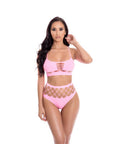 Neon Dreams 2 Piece Bra Set - Pink