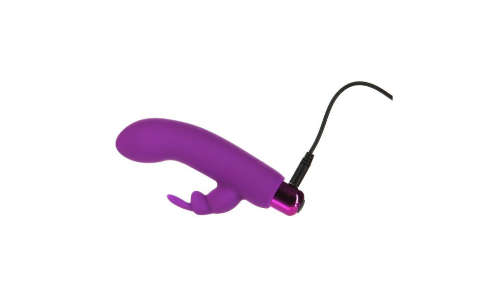 Rechargeable Bullet with Rabbit Sleeve - Alices Bunny - Purple
