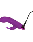 Rechargeable Bullet with Rabbit Sleeve - Alices Bunny - Purple