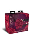 Secret Kisses Rosegasm Bloom Silicone Gag - Burgundy/Black