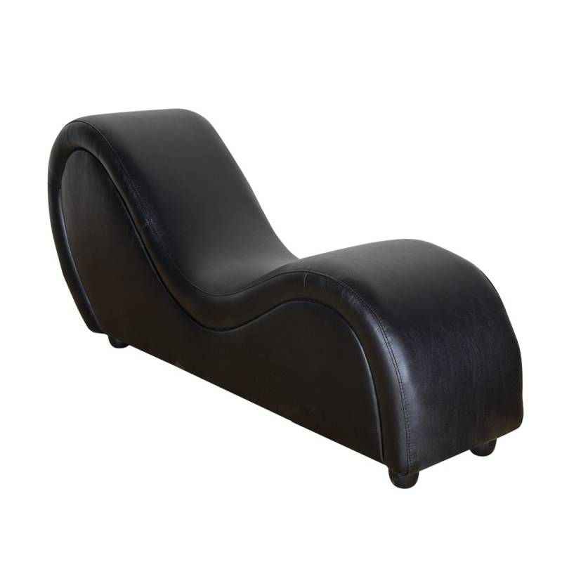 Kama Sutra Mebon Chaise Love Lounge Black