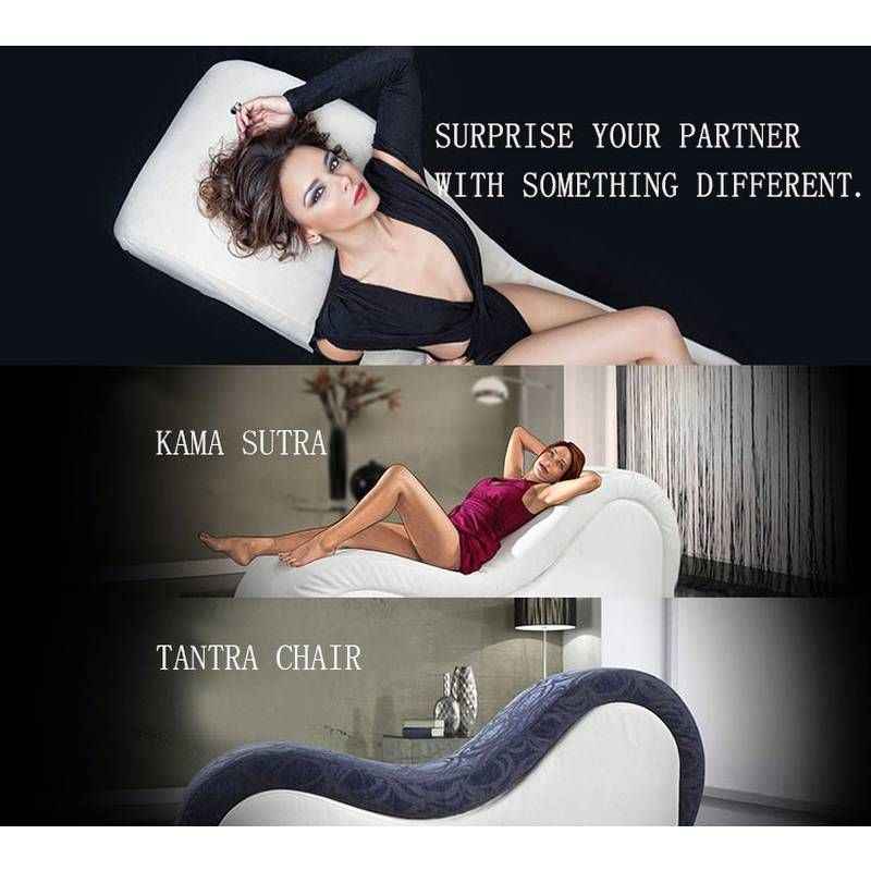 Kama Sutra Mebon Chaise Love Lounge Black