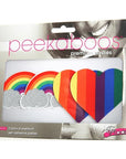 Pride Glitter Rainbows and Hearts Pasties - K. P.