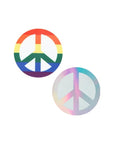 Pride Peace Sign Pasties - K. P.