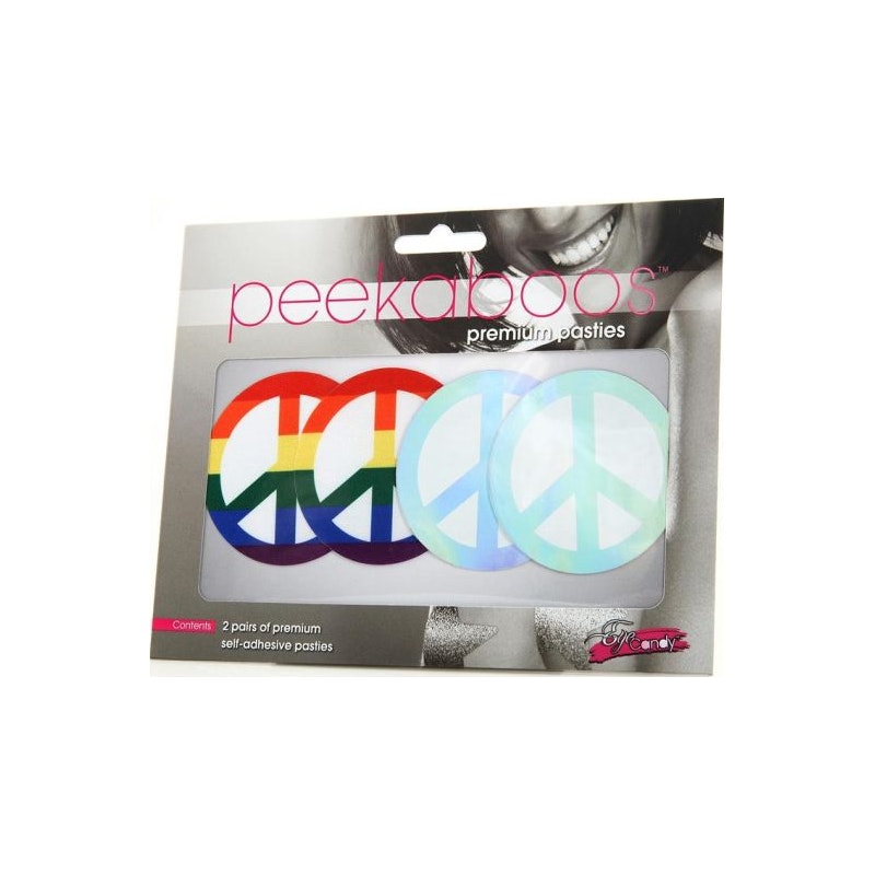 Pride Peace Sign Pasties - K. P.