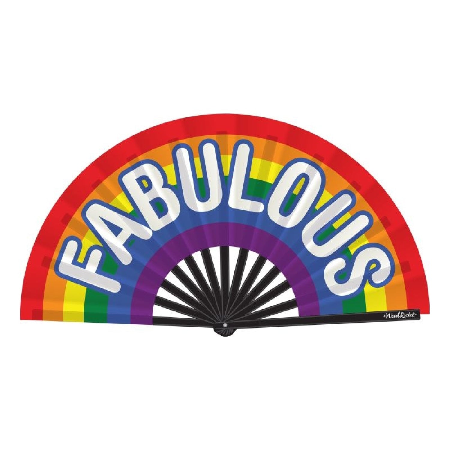 Fabulous Folding Fan - Rainbow - K. P.