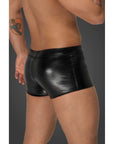 Snake Wetlook Short Shorts - Black - K. P.