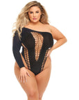 Dollar Sign Bodysuit - Black