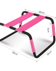 Sex Chair Adjustable Height - Pink - K. P.