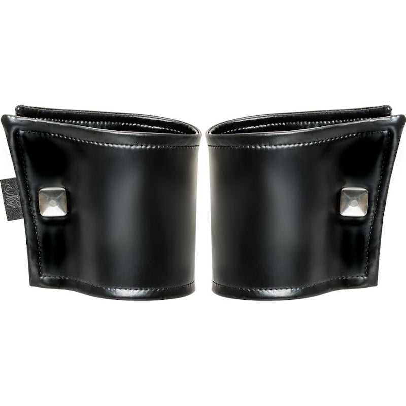 Wrist Wallet Pair with Hidden Zipper - Black