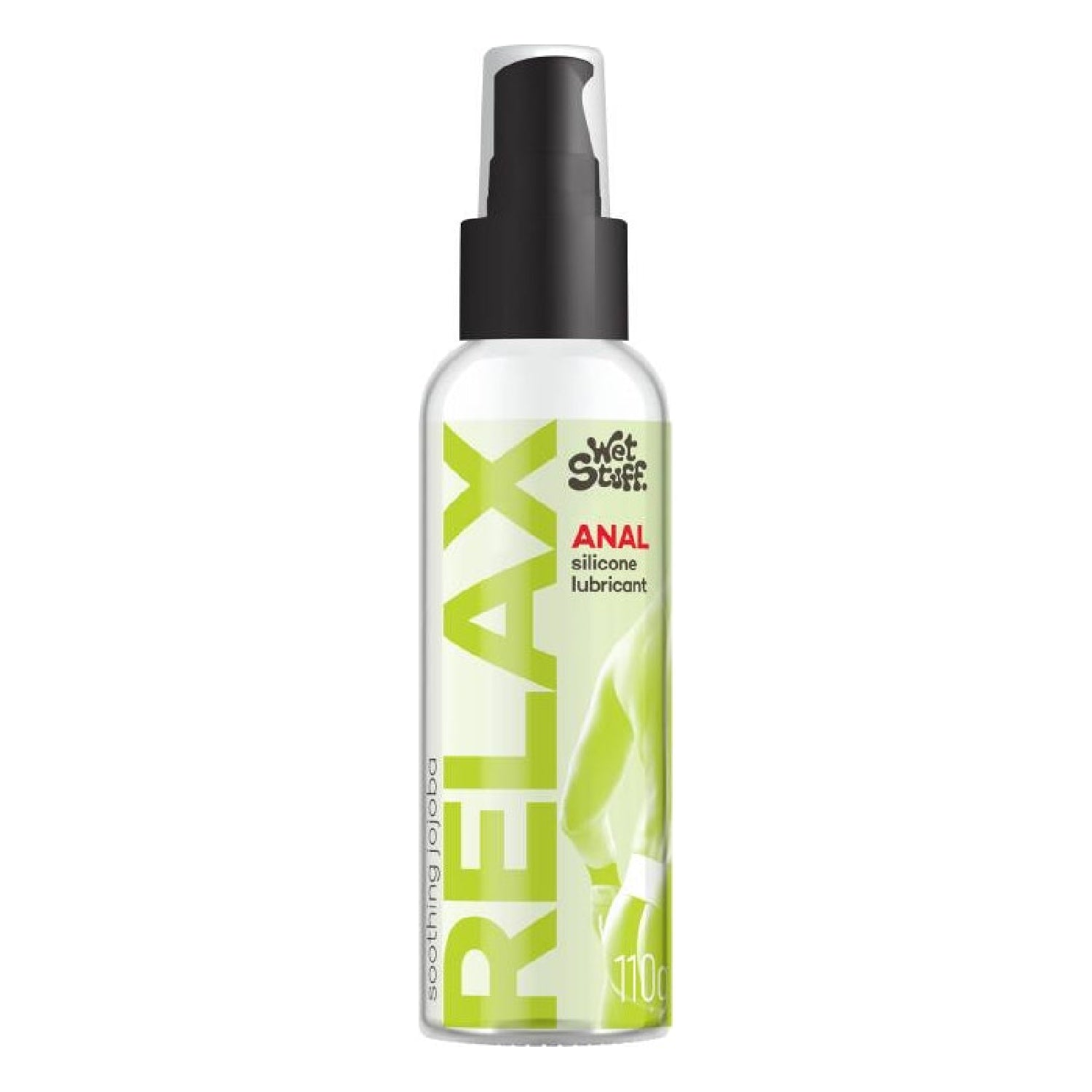 Wet Stuff Relax Anal Silicone Lubricant Pump Top 110g - K. P.