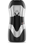 DVA Automatic USB Thrusting and Vibrating Masturbator - Grey/White - K. P.
