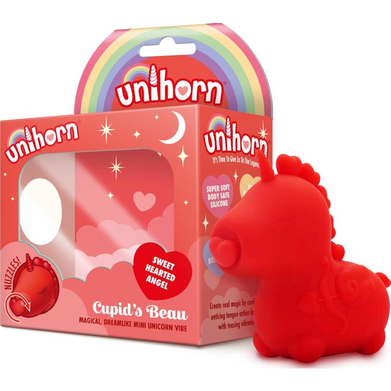 Unihorn - Cupids Beau Nuzzling Nose Massager - Red - K. P.