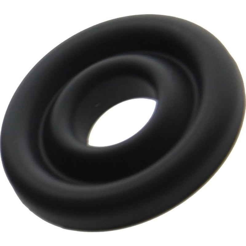 Silicone Donut Cushion Black for Pump Cylinder - 1.75in-2.15in Diameter - Black - K. P.