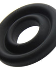 Silicone Donut Cushion Black for Pump Cylinder 2.15in - 2.5in Diameter - Black - K. P.