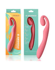 Ultrasoft Sprout-Shaped Unisex Vibrator - G-Snuggle - Pink - K. P.