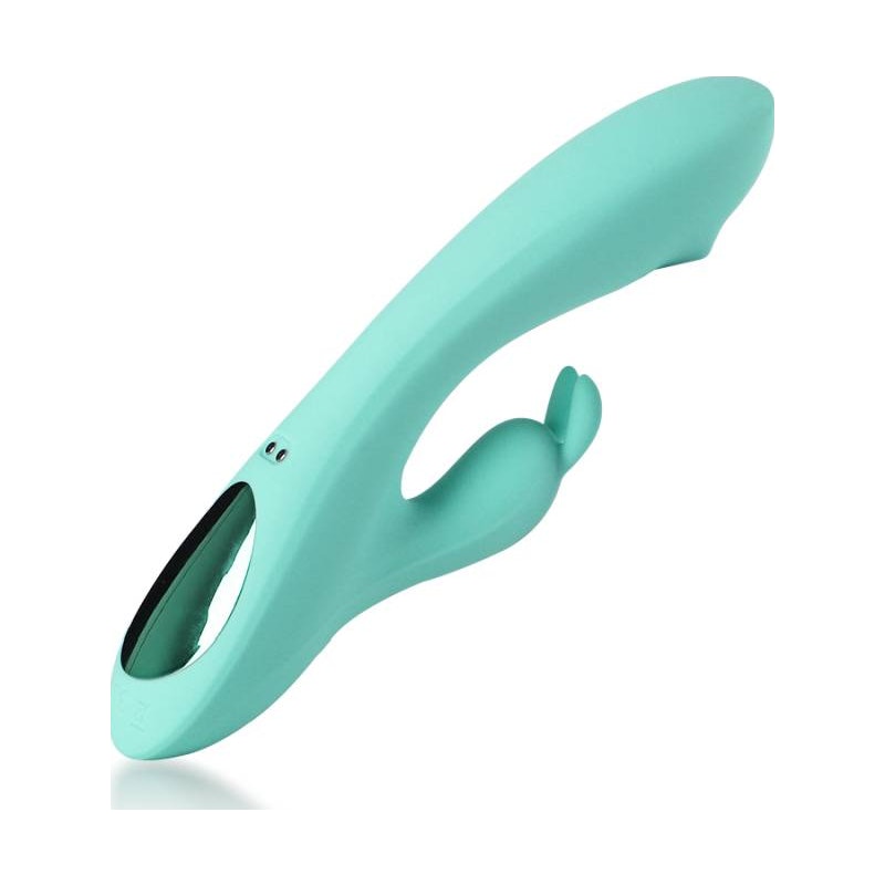 Rotating G-Spot and Clitoral Vibrator - G-Rabbit - Teal - K. P.