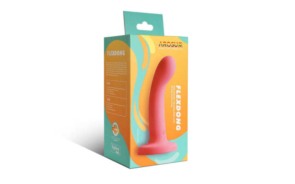 FlexDong Vibrating Strap-On Dildo - Pink - K. P.