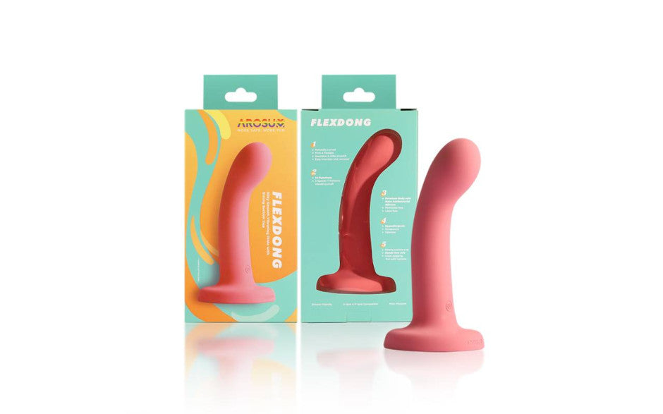 FlexDong Vibrating Strap-On Dildo - Pink - K. P.