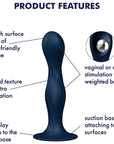 Weighted Dildo - Double Ball-R - Blue - K. P.