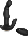 Vibrating Remote Control Anal Prostate Dildo Plug - Cooper - Black - K. P.