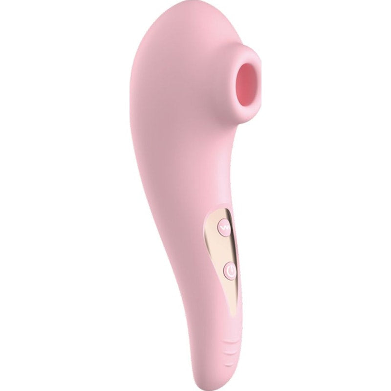 Vibrating and Sucking Clitoral Stimulator - Jess - Pink - K. P.