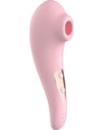 Vibrating and Sucking Clitoral Stimulator - Jess - Pink - K. P.