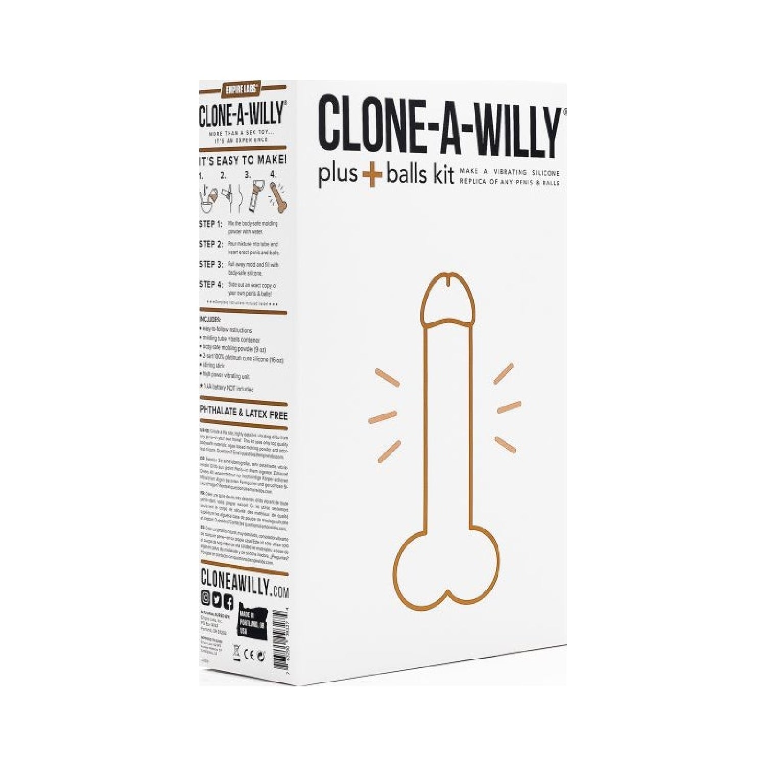 Clone a Willy Plus Balls Kit - Medium Skin Tone - K. P.