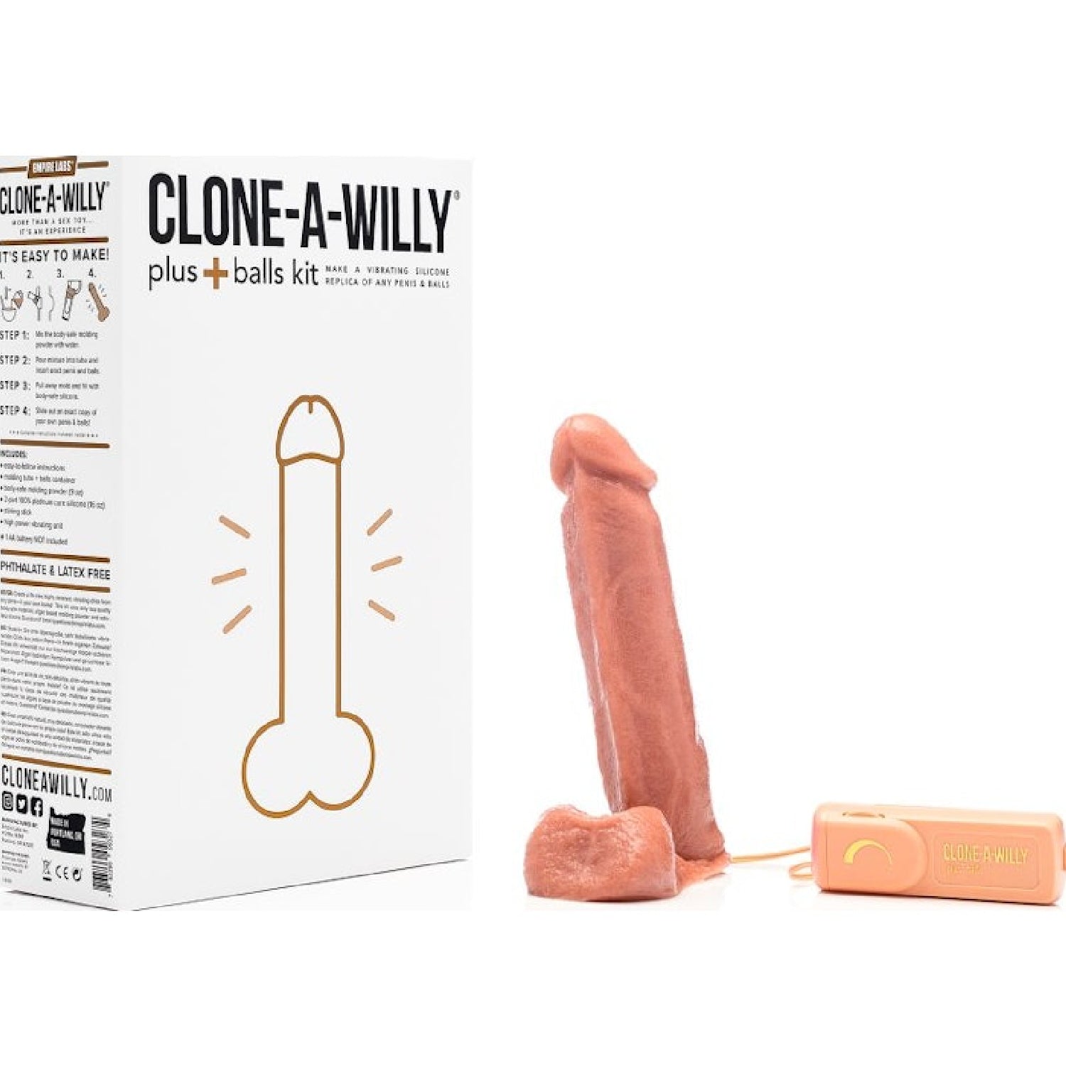 Clone a Willy Plus Balls Kit - Medium Skin Tone - K. P.