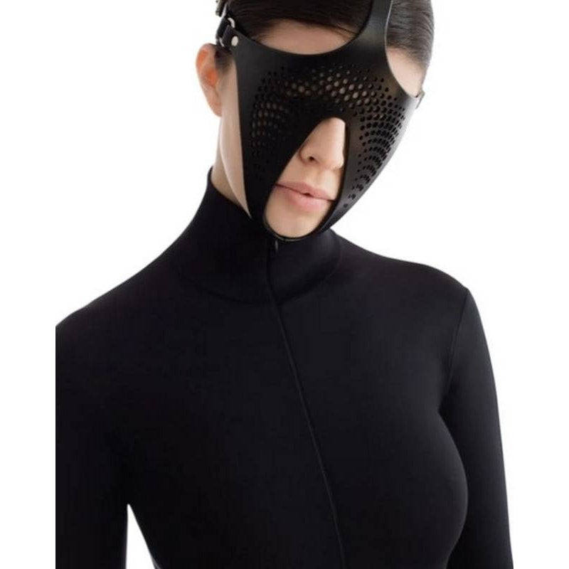 Ex Machina Genuine Leather Mask Black - K. P.