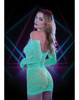 Glow In The Dark Mini Dress - K. P.