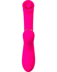 Stimulating Ball Vibrator with Vacuum Clitoral Stimulator - Rolli - Pink - K. P.