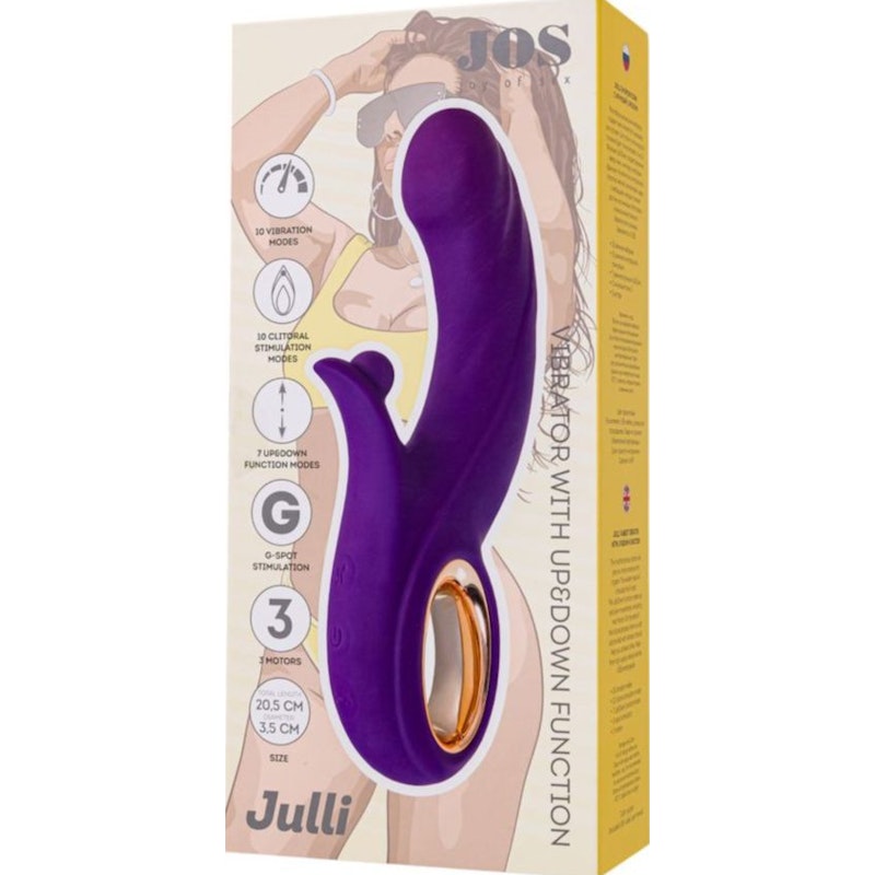 Roller Vibrator - Julli - Purple - K. P.