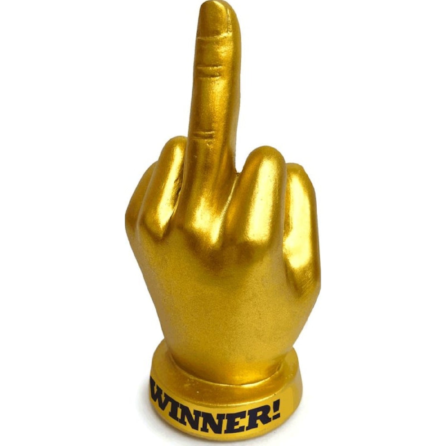 Golden FU Finger Trophy - K. P.